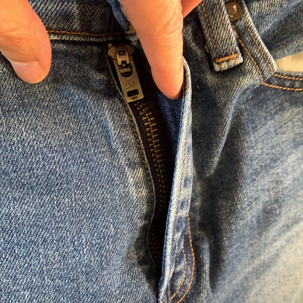 Levi’s 512 slim taper made and crafted med wash high rise unisex jeans 28/32 - Picture 7 of 16